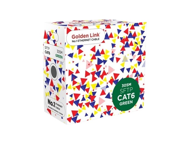 Cáp mạng Cat6 SFTP Golden Link TW1104-1 (mẫu thùng mới)